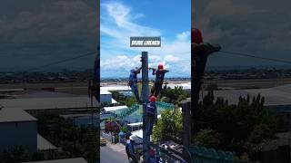 Brave Linemen: Guardians of the Grid  #lineman #electrical #shorts #youtubeshorts
