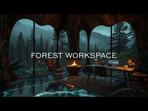 Zero Distraction Work Music | Forest Workspace