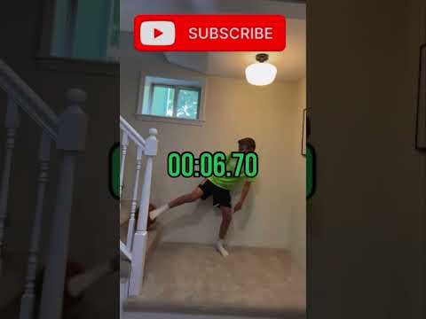 How long can I hold the ball on my foot? #TwoDudes #Funny #sports