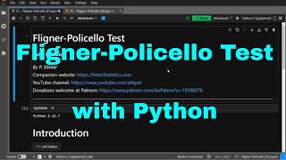 Python - Fligner-Policello Test