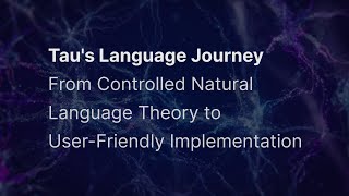 From Controlled Natural Language Theory to User-Friendly Implementation 🚀   #socialcoding