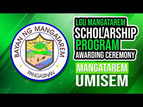 LGU Mangatarem Scholarship Program Awarding Ceremony