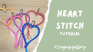 How To: Heart Shaped Gimp Keychain
