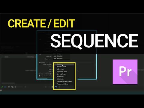 Create And Edit Sequence in Premiere Pro - Class 3 - Urdu / Hindi