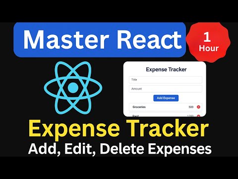 Build a React Expense Tracker in 1 hour – Master State & Forms FAST!