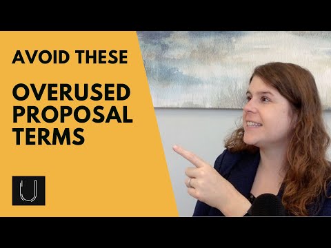 Avoid These 14 Overused Proposal Terms