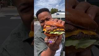 $5.99 Burger in Inglewood (worth the hype? 🤔) #foodie #foodvlog #restaurant #foodreview #losangeles