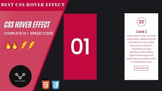 #csshover #css #html | BEST CSS Hover Effect Using HTML/CSS | SpeedCode 🔥🔥🔥🔥