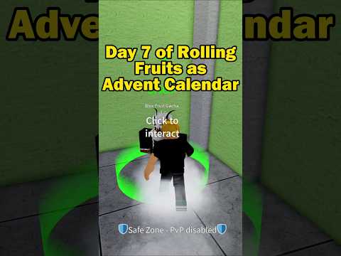 🎄 Day 7 of Rolling Fruits as Advent Calendar in Blox Fruits! 🎁 #bloxfruits