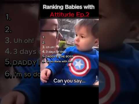 Ranking Babies with Attitude Ep.2 #shorts #funny