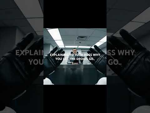 POV: Explaining to your boss why you let the droids go. #stormtrooper #imperialvlog #vlog
