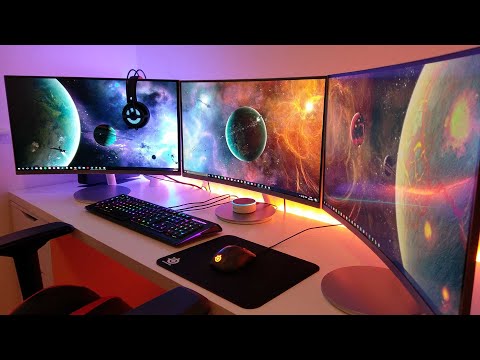 Bir vaqtda 3 ta manitorda ishlash | 3 screen monitor setup | IT Learning