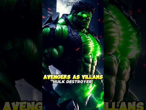 Marvel Avengers as Villans 🤩💥Ai generated 🔥 #ai #leonardoai #shorts #marvel