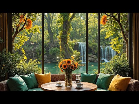 🍀 Forest Jazz Therapy | Relaxing Nature Sounds & Gentle Jazz for Unwind & Focus