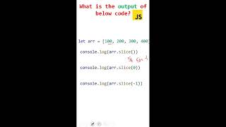 slice method in javascript  | javascript interview questions| javascript | slice method in telugu