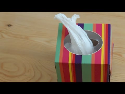 Create a homemade dispenser for plastic bags