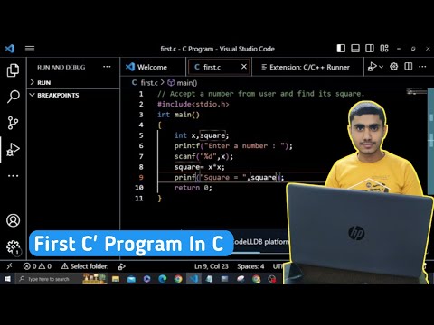 How To Write First Program In C ✍️ | Print Hello World In C | Vs Code editor #cprogramming #coding