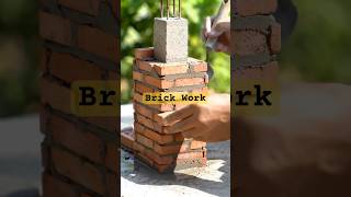 Brick work amazing #buildingbetter #brickwork #sitework #brickwall #bricks #constructionchannel