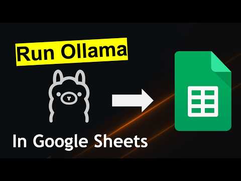 Run Ollama in Google Sheets