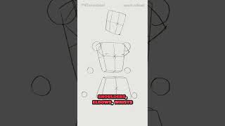 The EASIEST way to draw body proportions 🍼 #drawingtips #learntodraw #howtodraw