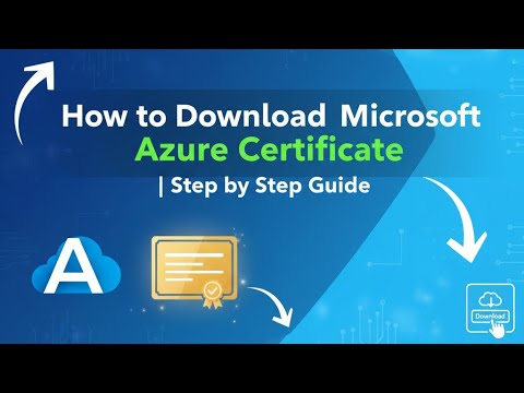 How to Download Microsoft Azure Certificate | Step by Step Guide #azure certification #az900 #az104 