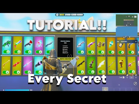 1v1 With Every Gun All Secrets And How To Get Them TUTORIAL!