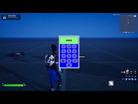 UEFN -  customizable code input (pin pad) device (+Source code)