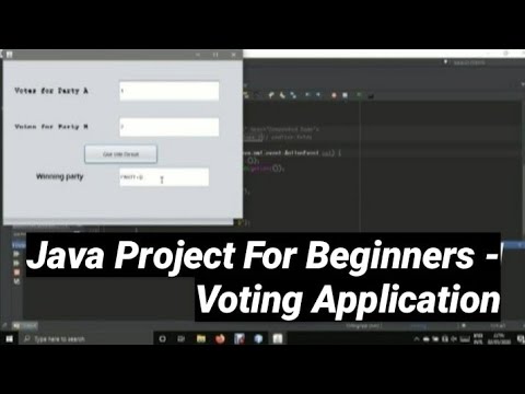 Java Project For Beginners - Voting Application in NetBeans | Without SQL | NetBeans | 2020