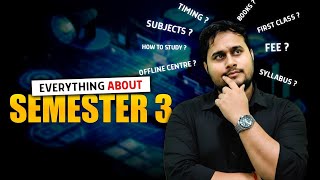 KNOW YOUR SYLLABUS |  SEMESTER 3 BCOM CCF | CU | NEW JOURNEY BEGINS!!!