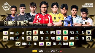 🔴 LIVE | SWISS STAGE DAY 2 | M7 World Championship | (ENG)