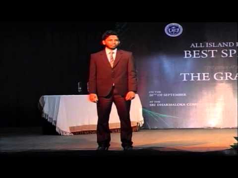 Mohamed Yasir - Impromptu Speech - AIIUBSC 2013