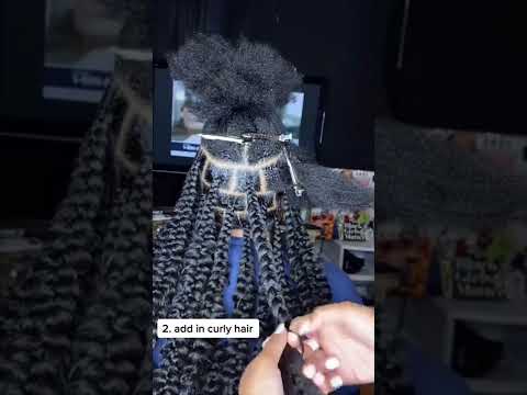SUPER EASY PASSION BRAIDS TUTORIAL Ep.01 #Passionbraids #shorts
