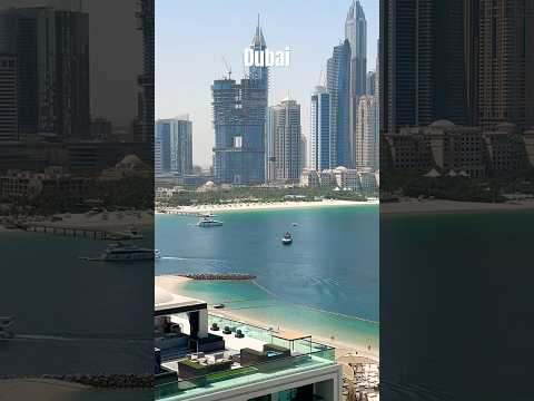 Best views from Hilton Palm Jumeirah Dubai #hotel #dubai