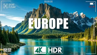 FLYING OVER EUROPE (4K UHD) – A Journey Through Majestic Landscapes & Timeless Wonders – Ultra HD