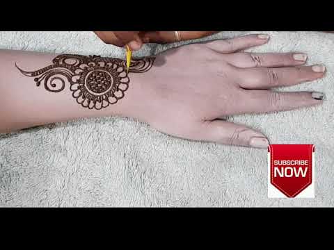 सरल आसान अरेबिक मेहंदी डिजाइन / Eid special simple arabic mehndi design for hands /Ramadan Mehndi