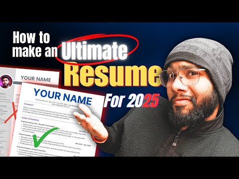 How to make perfect ATS friendly resume for Job in 2025 !! | The Wordly Guy