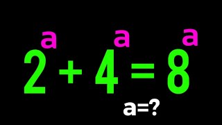 Spain | Could you solve this Beautiful Exponential Equation? | | Exponent Math Problem