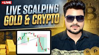 Crypto Gold Scalping Live Trading 18th Feb 2026 | #goldtrading #cryptotrading #bitcoin