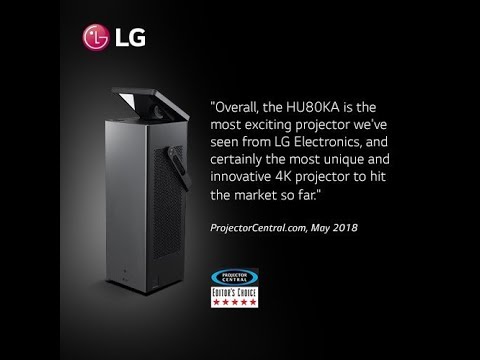 LG HU80KA 4K UHD Laser Smart TV Home Theater CineBeam Projector - 2500 Lumens (2018)