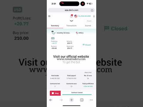 Best Selling Trading Robot | watch how this Amazing deriv/Binary bot flip this money