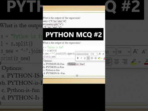 MCQ #2 |Python MCQs| CBSE Class 12|Computer Science| Important Python MCQs #class12 #shortsyoutube
