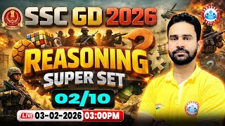 SSC GD Reasoning Classes 2026 | SSC GD Reasoning Super Set 02 | SSC GD Reasoning By Rahul Sir