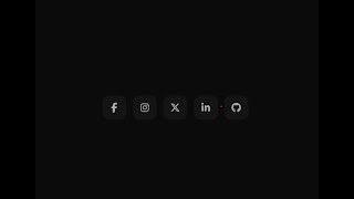 Modern Social Icons Design Using HTML & CSS
