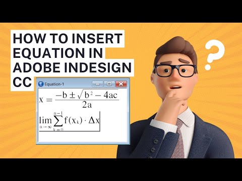 Insert equations in Adobe InDesign CC |Mathmagic pro plugin|