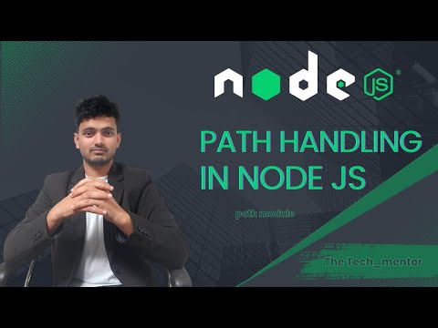 Node.js Path Module Explained | Work with File & Directory Paths | Node.js Series #5