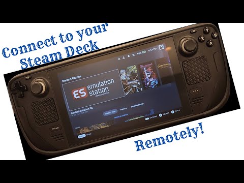 Use dws remote control (dwservice.net) to connect to your Steam Deck and manage it remotely