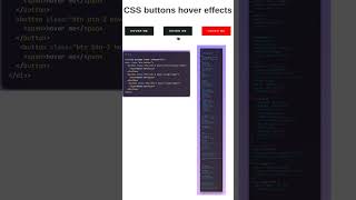 hover effect #buttonhovereffect #html  #css