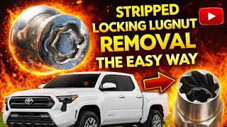 HOW TO REMOVE STRIPPED, BROKEN LOCKING LUGNUTS OR MISSING KEY!