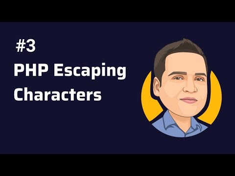 PHP Escaping Characters - Using Escape Characters in PHP