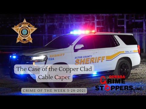 Crime of the Week 3-28-2022 Copper Theft/Criminal Mischief